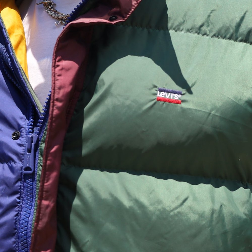 multicolor levi puffer vest - Picture 5 of 10